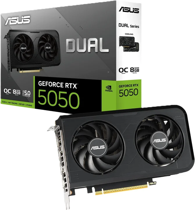 Asus GeForce RTX 5050 graphics card