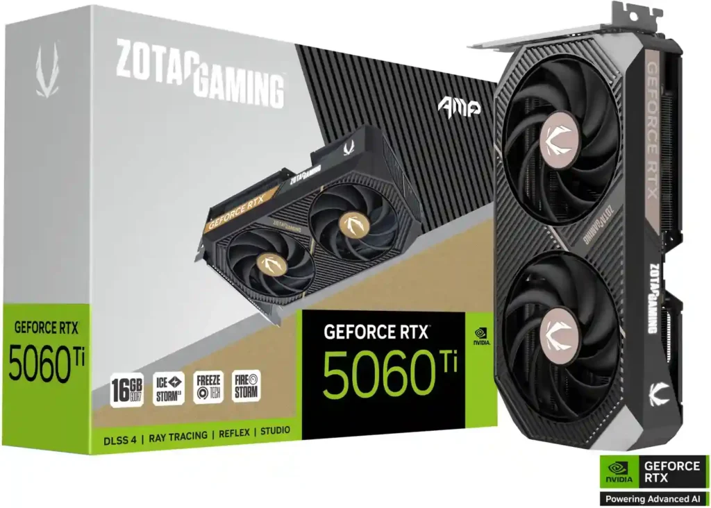 Zotac Geforce RTX 5060 ti 16 Gb Graphics Card Image