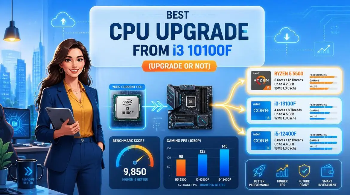 Best CPU Upgrade From i3 10100F (Upgrade or Not)
