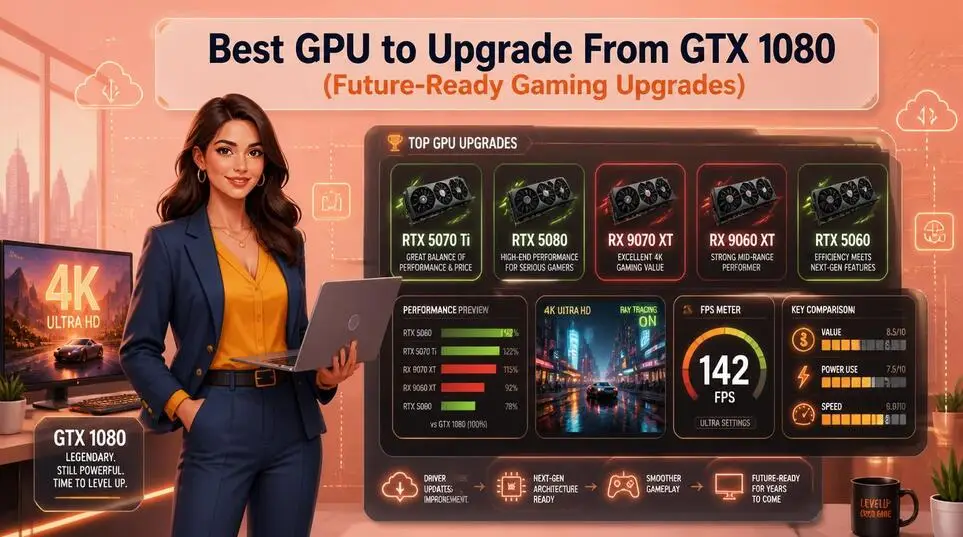 5 Best GPUs to Upgrade From GTX 1080 In 2026