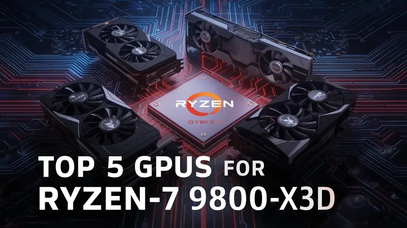 Top 5 GPUs for the Ryzen 7 9800X3D (2025 Guide)