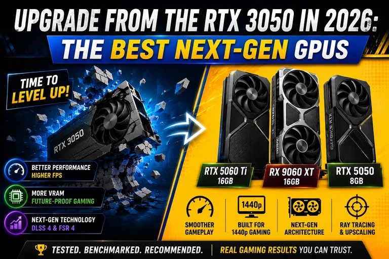 Upgrade from RTX 3050 in 2026: The Best Next-Gen GPUs